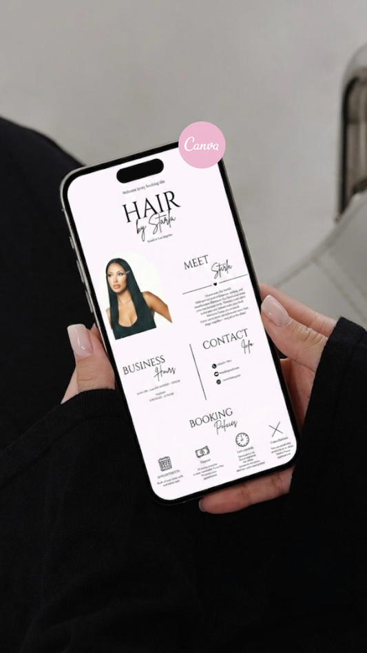 Boutique Vibe Booking Flyer Template ♡︎